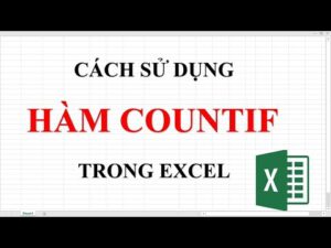 Học tin học cấp tốc ở Thanh Hóa Cách sử dụng hàm đếm COUNT, COUNTIF, COUNTA trong Excel Có 5 loại hàm đếm được sử dụng