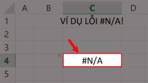 Trung tâm tin học tại Thanh Hóa Cách sửa lỗi #N/A trong Excel hiệu quả, có ví dụ minh họa #N/A! trong Excel là lỗi được trả về khi