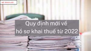 Học kế toán thuế tại Thanh Hóa Trong bài viết này, trung tâm đào tạo kế toán ATC xin chia sẻ chi tiết những điểm mới về khai thuế TNDN.