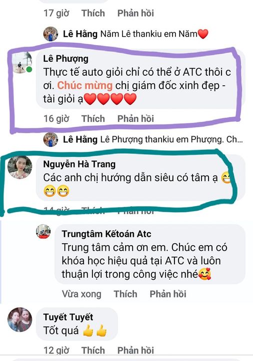 học tin học tại thanh hóa NHỮNG CHIẾC FEEDBACK KHIẾN THẦY CÔ ATC VUI CẢ THÁNG LUÔN... ĐẾN ATC ĐỂ RÈN KỸ NĂNG KẾ TOÁN, TIN HỌC & TRẢI