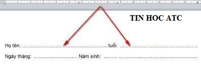 Học tin học tại thanh hóa Cách đặt tab trong word như thế nào để tiết kiệm được thời gian và trở nên chuyên nghiệp hơn? Tin học ATC sẽ