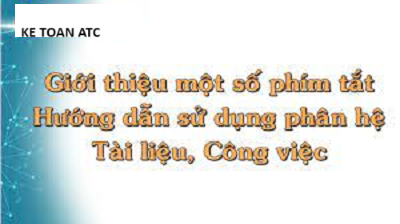 Hoc ke toan tai thanh hoa Bạn đang sử dụng phần mềm misa, muốn thao tác nhanh hãy sử dụng các phím tắt sau nhé!