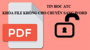 Hoc tin hoc van phong o Thanh Hoa Bạn muốn bảo mật nội dung trong file PDF, không để cho người khác sao chép, chỉnh sửa? Bạn đang tìm