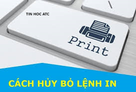 Học tin học văn phòng ở Thanh Hóa Nếu muốn xóa lệnh in ngay lập tức trên máy tính, bạn hãy tham khảo bài viết sau đây nhé!Tắt máy in