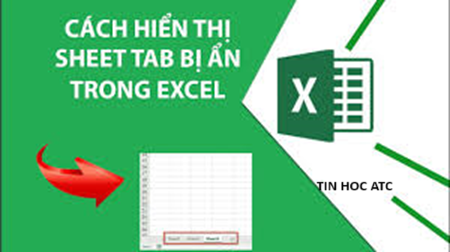 Học tin học cấp tốc tại thanh hóa Làm sao để ẩn hoặc hiện thanh chưa danh sách các trang tính trong excel? Mời bạn tham khảo bài viết