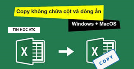 Trung tam tin hoc tai thanh hoa Một số bạn chưa biết cách để excel không copy dòng ẩn, vậy cách làm thế nào? Mời bạn tham khảo bài