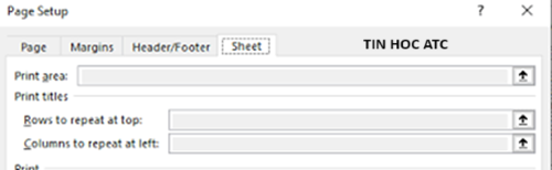 Trung tam tin hoc tai thanh hoa Nếu Print title trong excel bị khóa thì làm thế nào? Cách xử lý sẽ có trong bài viết dưới đây nhé!