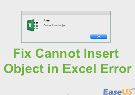 Hoc tin hoc van phong o Thanh Hoa Làm thế nào khi excel hiện lỗi Cannot insert object? Bạn đừng lo tin học ATC có giải pháp cho các bạn đây: