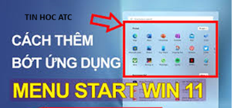 Hoc tin hoc van phong o Thanh Hoa Với người dùng win 11, muốn thêm hoặc xóa một thư mục nào đó khỏi start menu bạn hãy làm theo cách sau: