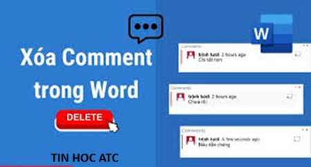 Hoc tin hoc cap toc tai thanh hoa Muốn xóa comment trong word, bạn hãy thực hiện theo một trong những cách sau đây:Cách 1: Xóa Comment