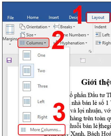 Học tin học văn phòng tại Thanh Hóa Chia cột trong Word là một kỹ năng giúp văn bản trở nên gọn gàng, dễ đọc và chuyên nghiệp hơn, đặc