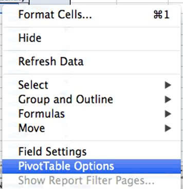 Học tin học văn phòng tại Thanh Hóa Khi làm việc với PivotTable trên Excel Macbook, nhiều người dùng thường gặp tình trạng xuất 