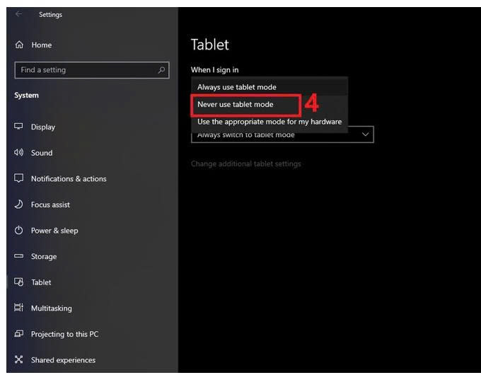 Học tin học thực hành ở thanh hóa Chế độ máy tính bảng trên Windows 10 giúp tối ưu trải nghiệm cảm ứng, tuy nhiên không phải lúc nào