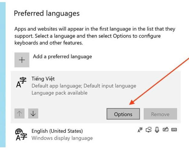 Học tin học ở thanh hóa Windows 10 đã được tích hợp sẵn bộ gõ tiếng Việt mặc định theo 2 kiểu gõ phổ biến nhất là TELEX và VNI. Việc sử dụng 